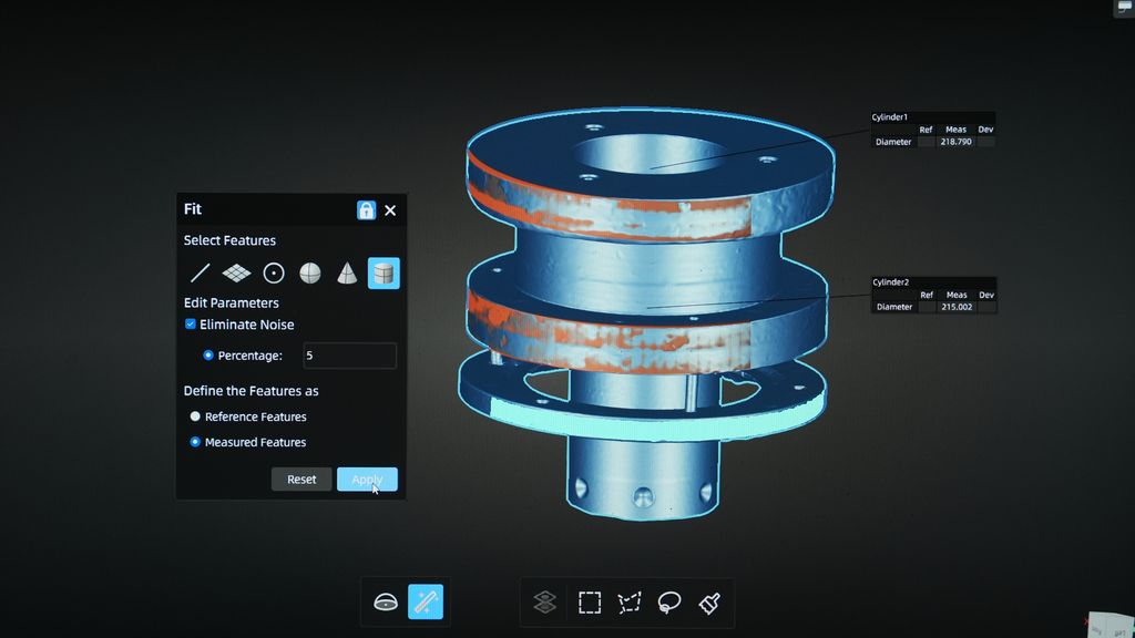 EasyScan UE PRO2 модель на экране