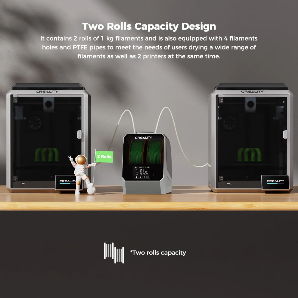 Система подачи нитей из Creality Space Pi Plus