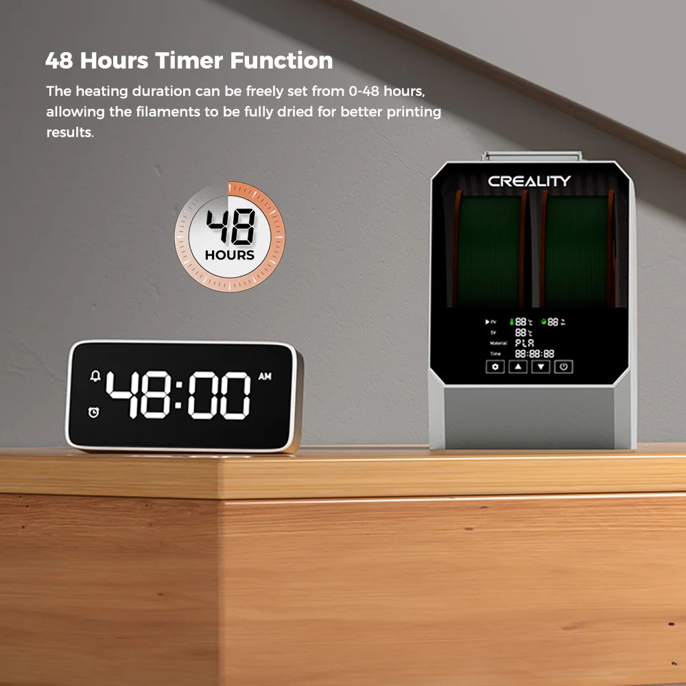 Creality Space Pi Plus_таймер на 48 часов